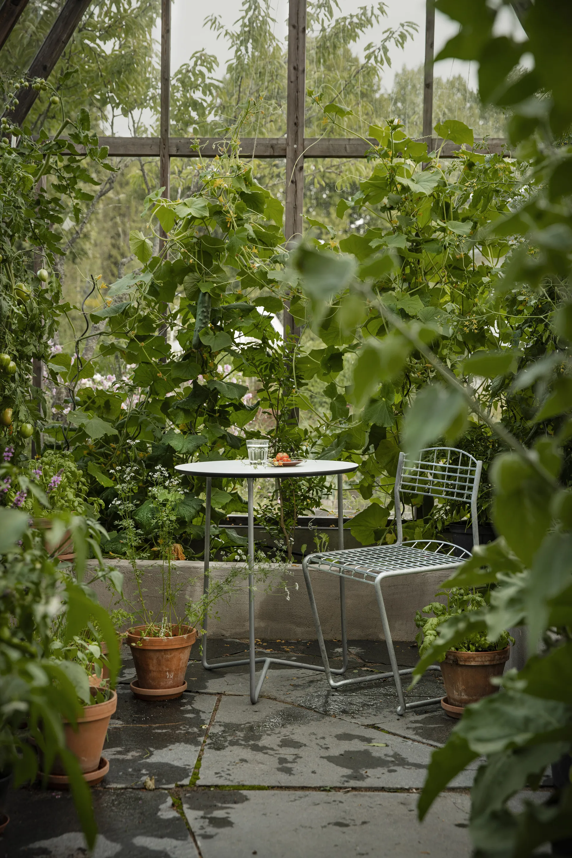 High Tech matgrupp - Ø60 cm Grythyttan Stålmöbler