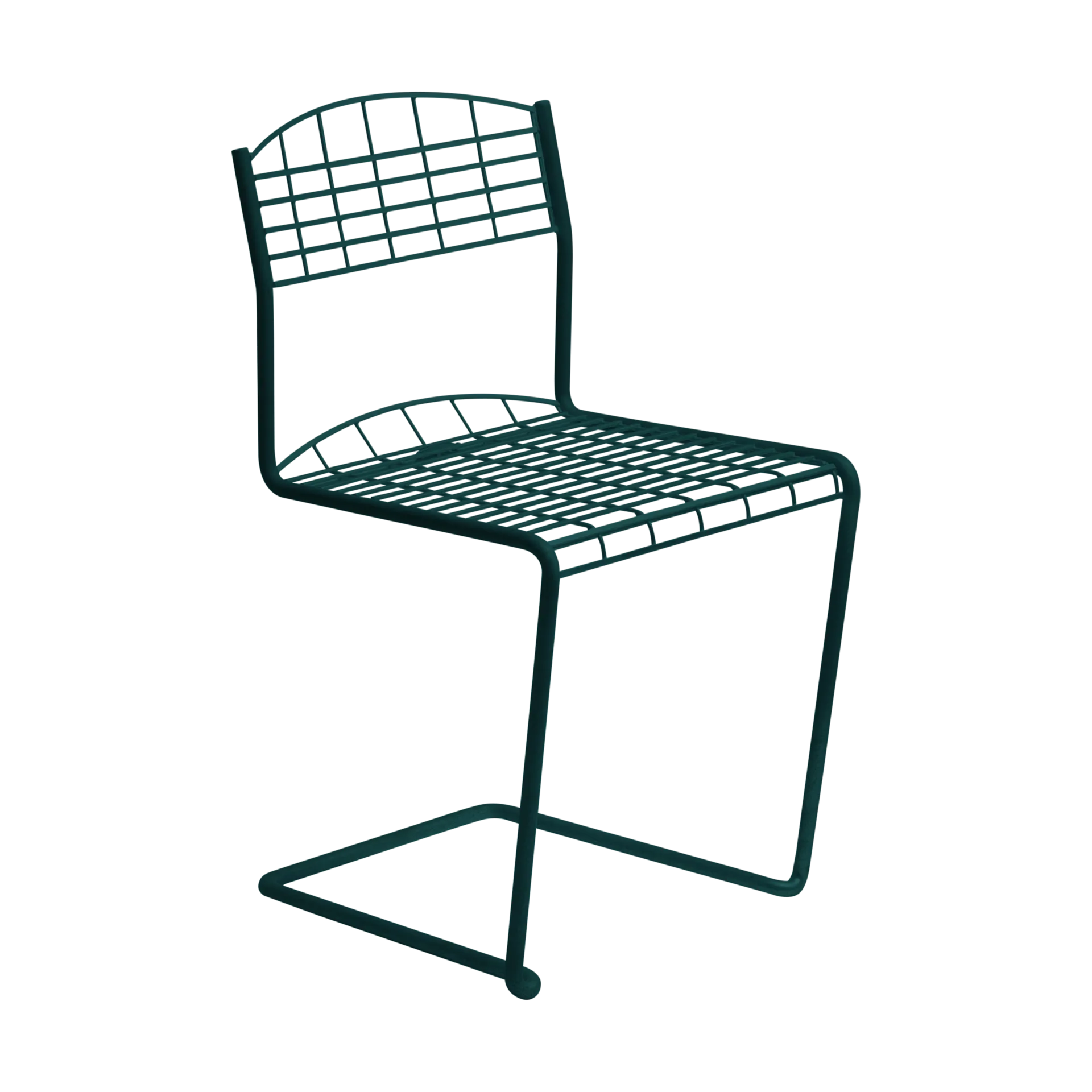 High Tech stol, Blågrön Grythyttan Stålmöbler