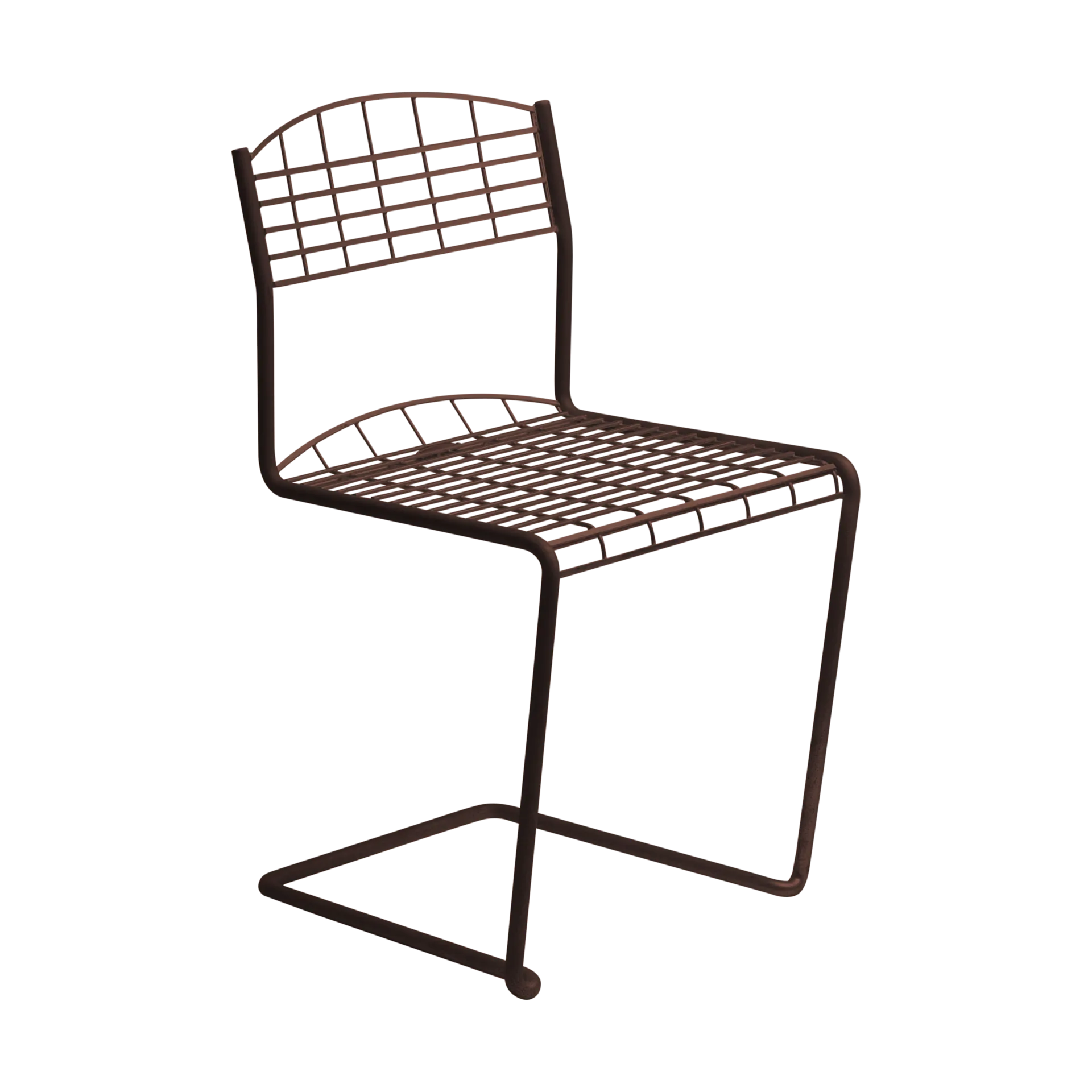 High Tech stol, Chestnut Grythyttan Stålmöbler