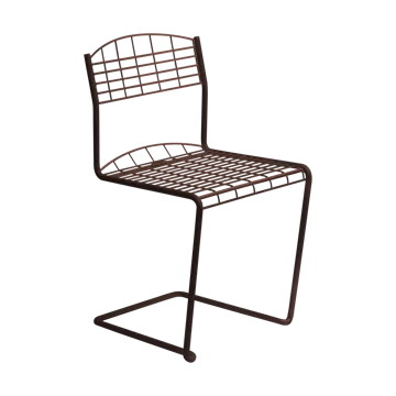 High Tech stol - Chestnut - Grythyttan Stålmöbler