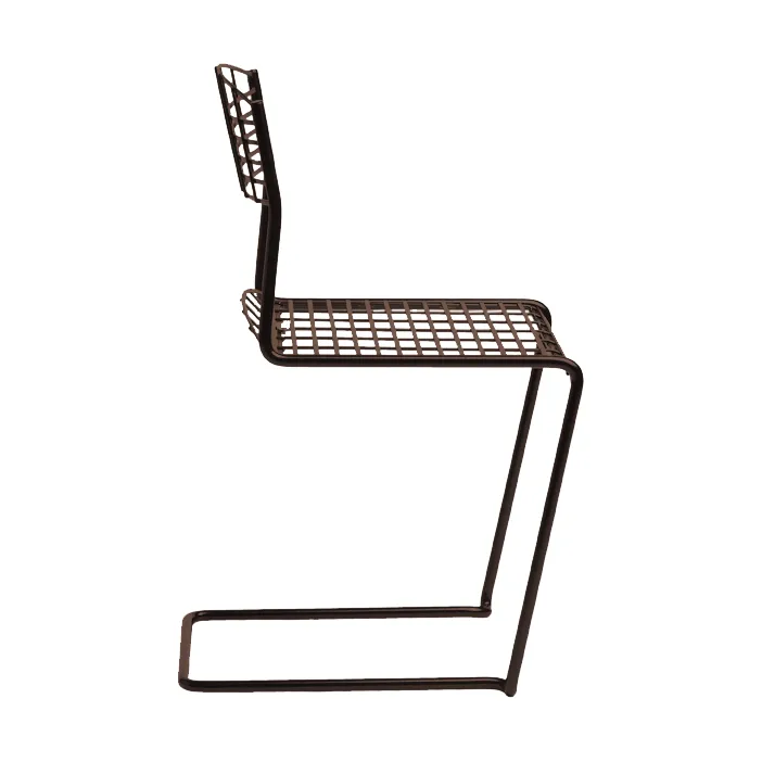 High Tech stol, Chestnut Grythyttan Stålmöbler