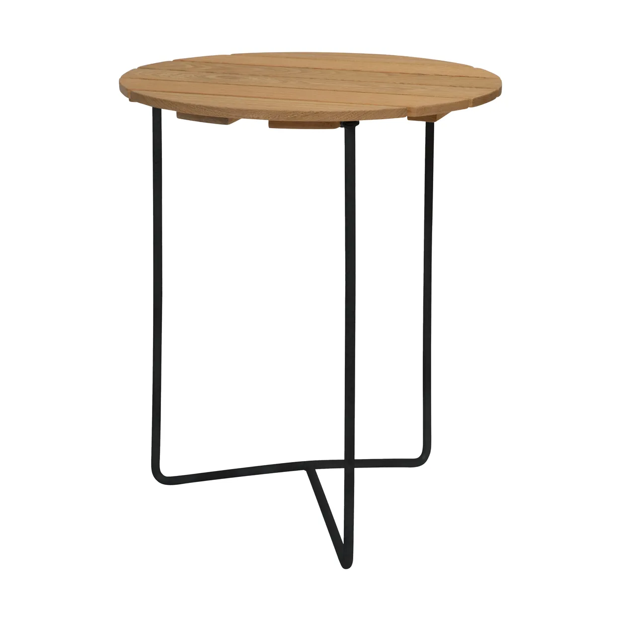 Grythyttan Stålmöbler Table 6B bord Oljad ek-svart, 60 cm