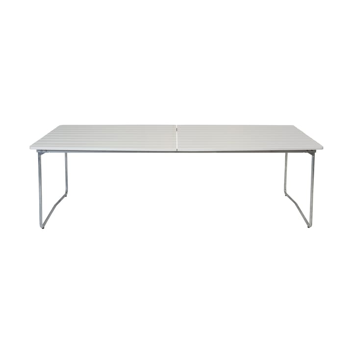 Table B31 matbord 230 cm - Vitlackad ek-galvaniserade ben - Grythyttan Stålmöbler