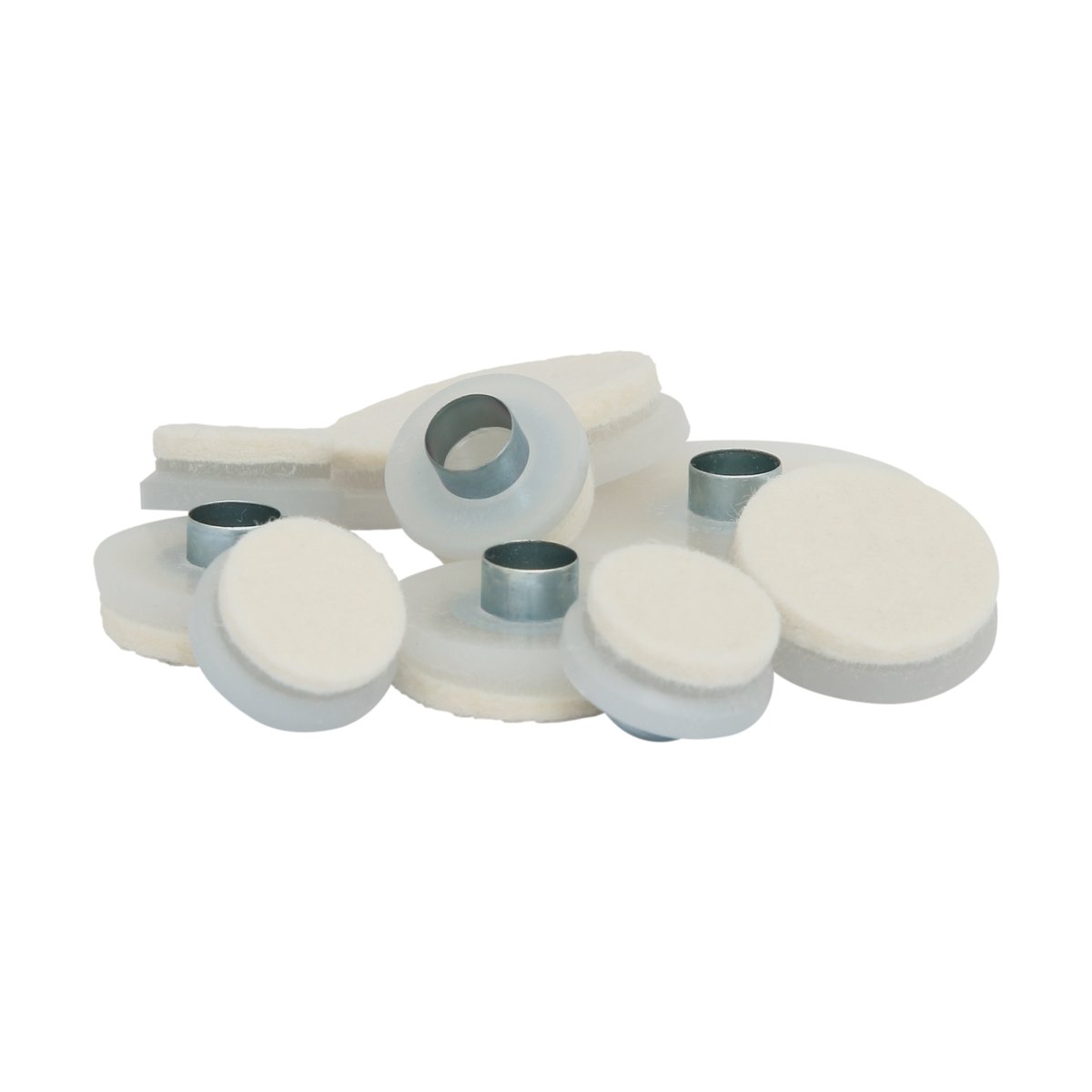 Guardian möbeltass med rörnit Ø22 mm 8-pack Vit | Skandinavisk Design | Möbelvård & tillbehör | Vit