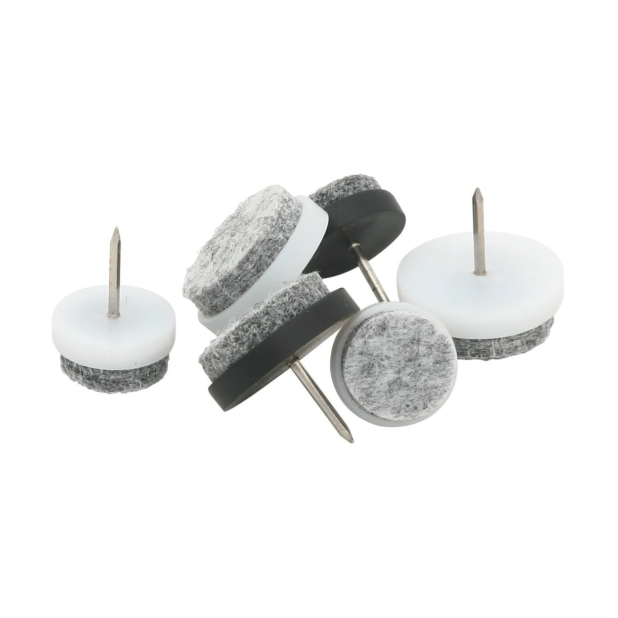 Guardian möbeltass med spik Ø17 mm 8-pack Vit | Skandinavisk Design | Möbelvård & tillbehör | Vit