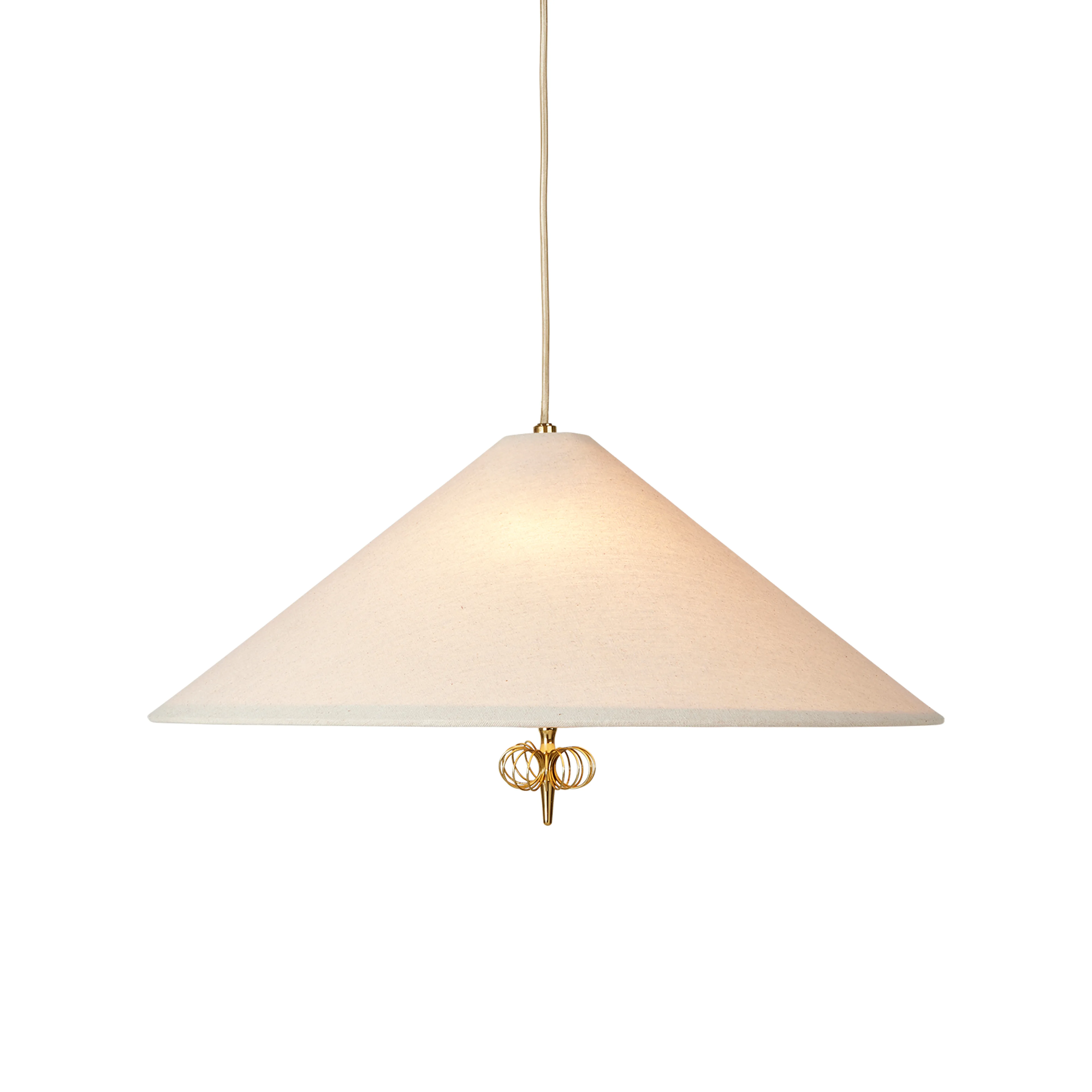 1967 taklampa, Canvas-mässing