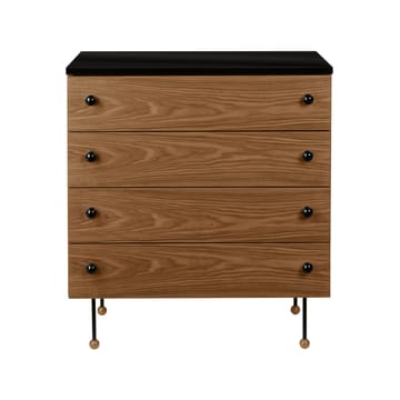 62 Dresser byrå - american walnut, 4 lådor - GUBI