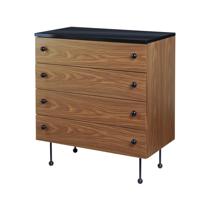 62 Dresser byrå - american walnut, 4 lådor - GUBI