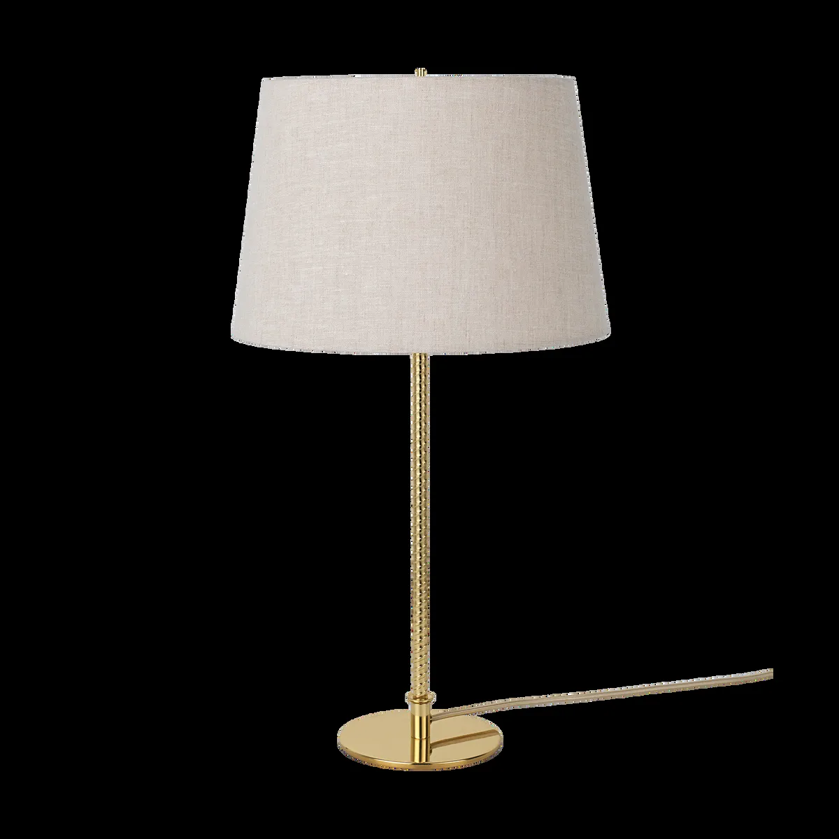 GUBI 9205 bordslampa Canvas-mässing