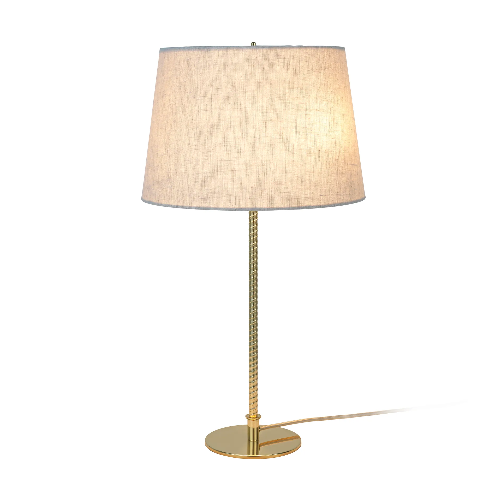 9205 bordslampa, Canvas-mässing GUBI