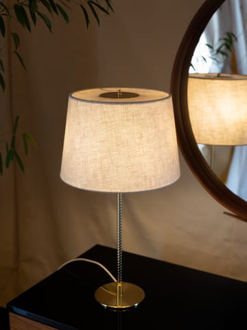 9205 bordslampa - Canvas-mässing - GUBI