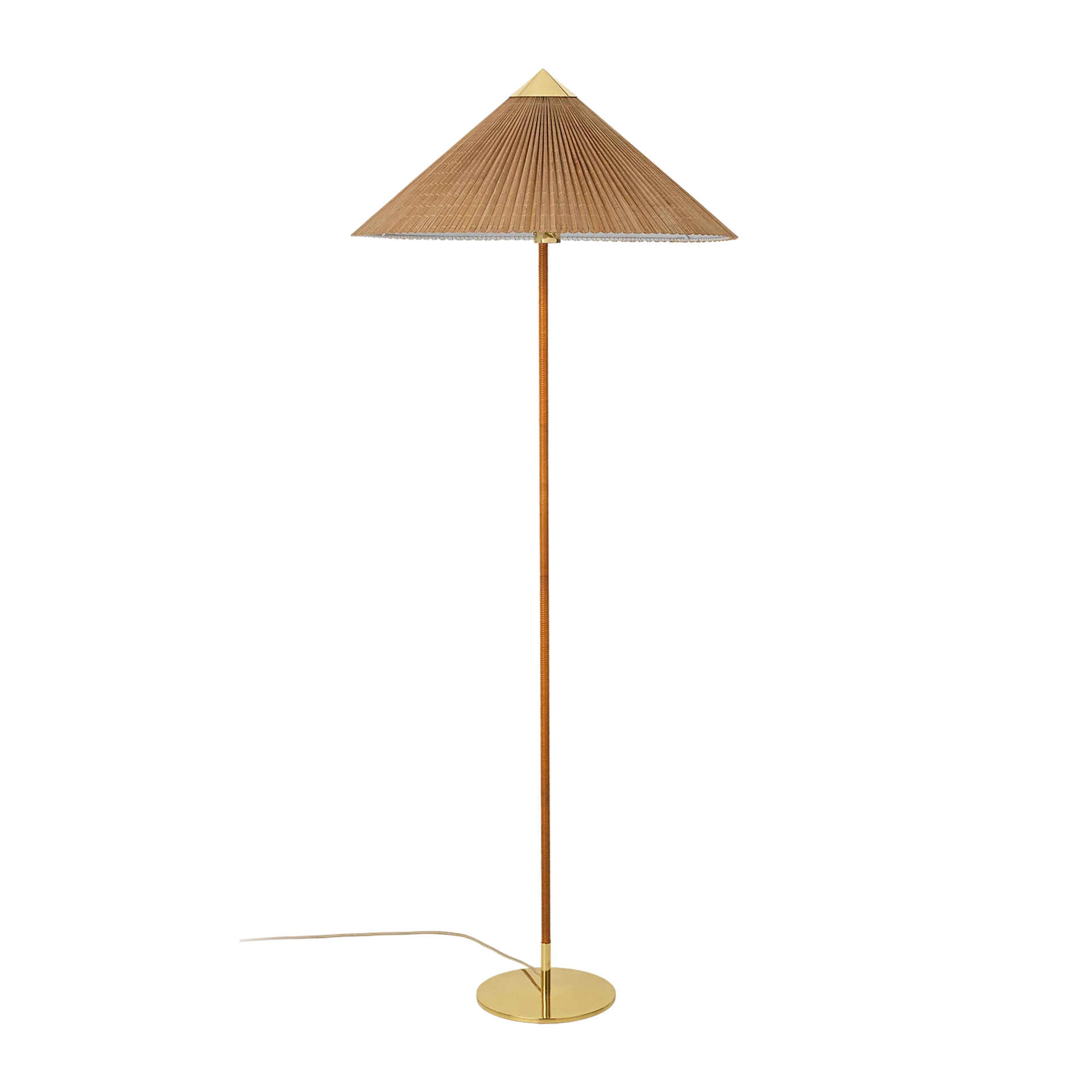 9602 golvlampa, Bambu-mässing GUBI