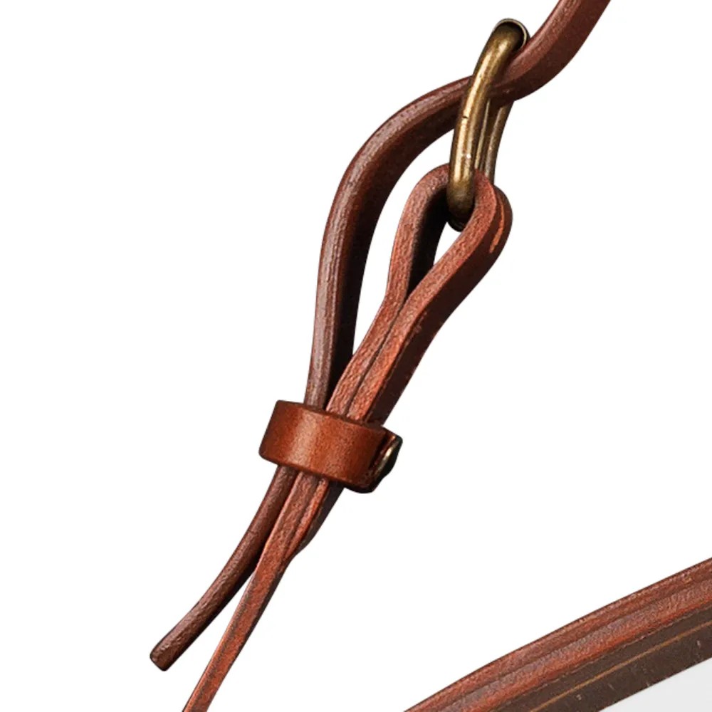 Adnet rund spegel, black, large GUBI