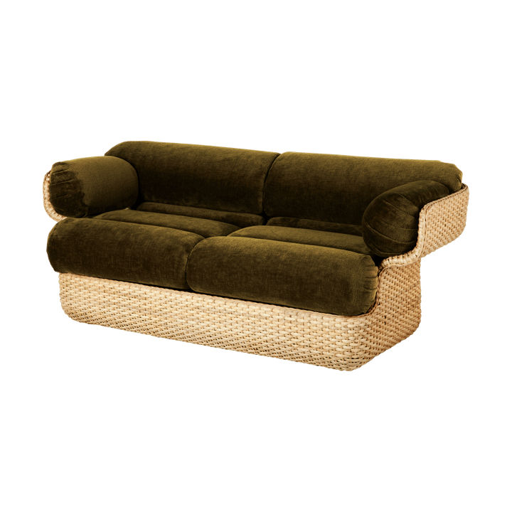 Basket 2-sits soffa helklädd - Mumble Glamour Group 40-rotting - GUBI