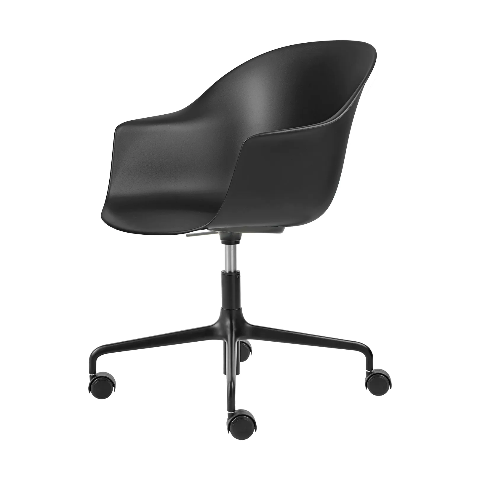 Bat Meeting Chair kontorsstol, Black-black GUBI