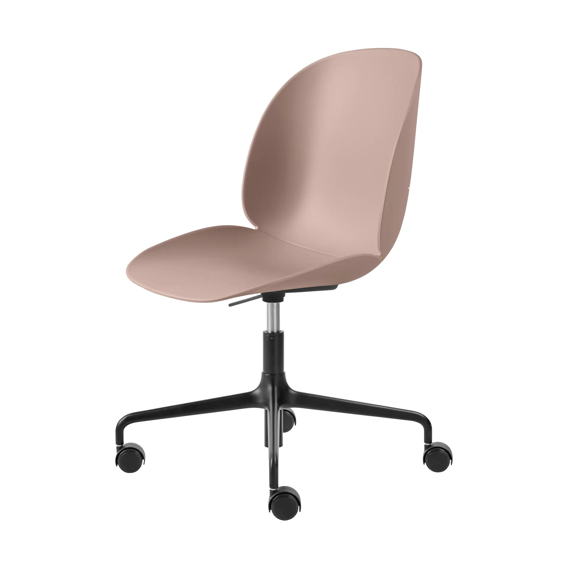 Beetle Meeting Chair kontorsstol, Sweet pink-black GUBI