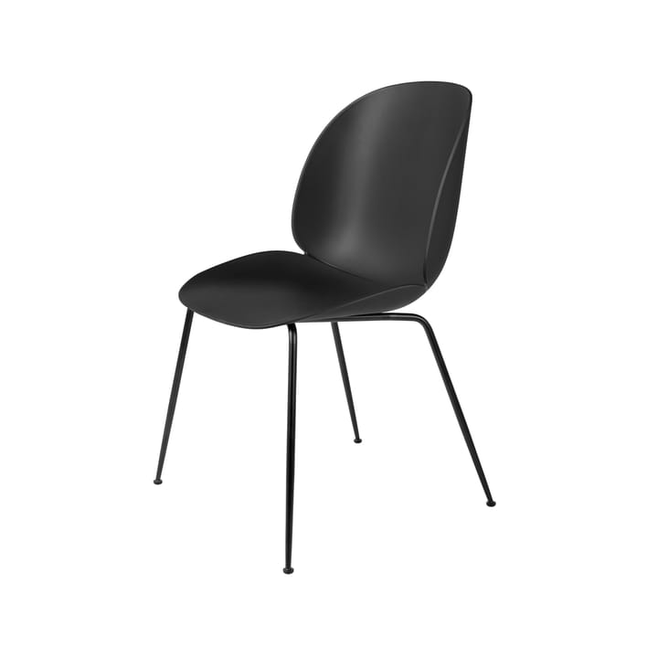 Beetle stol - Black, svart stålstativ - GUBI