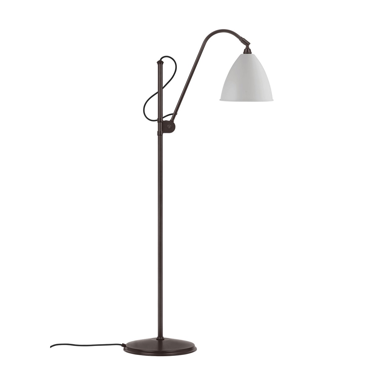 GUBI Bestlite BL3M golvlampa classic white-svart | Skandinavisk Design | Golvlampor | Svart