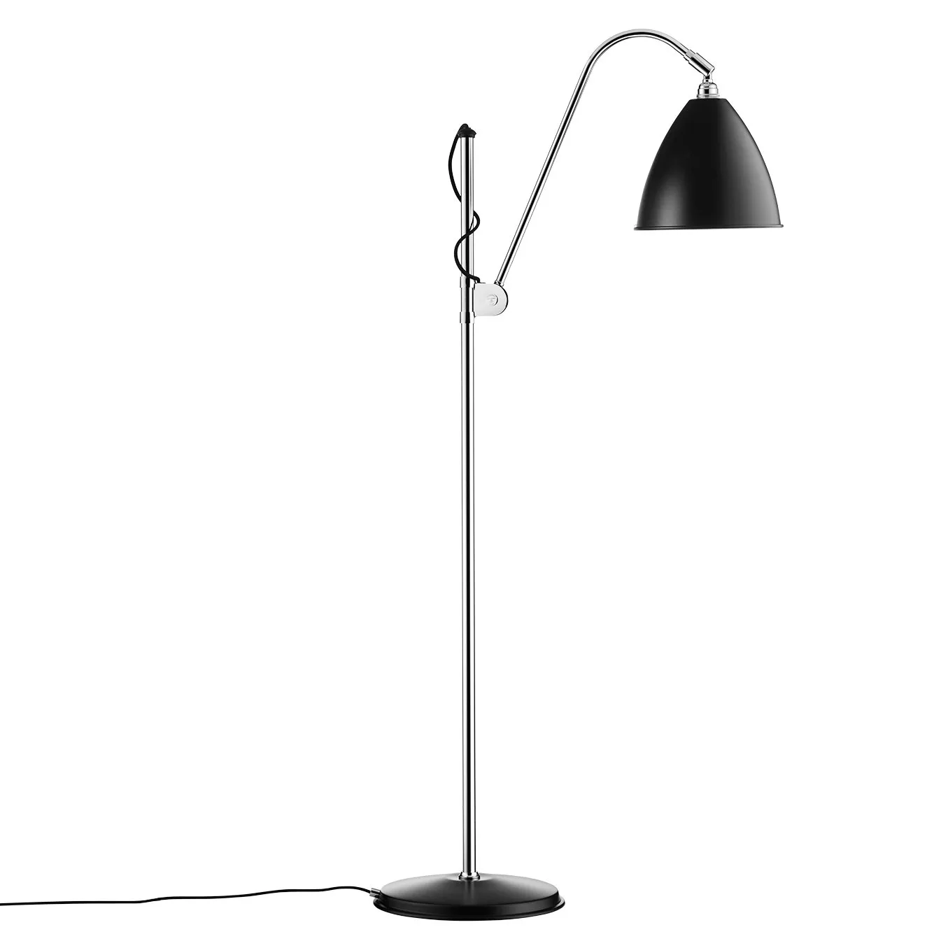 Bestlite BL3M golvlampa, svart-krom GUBI