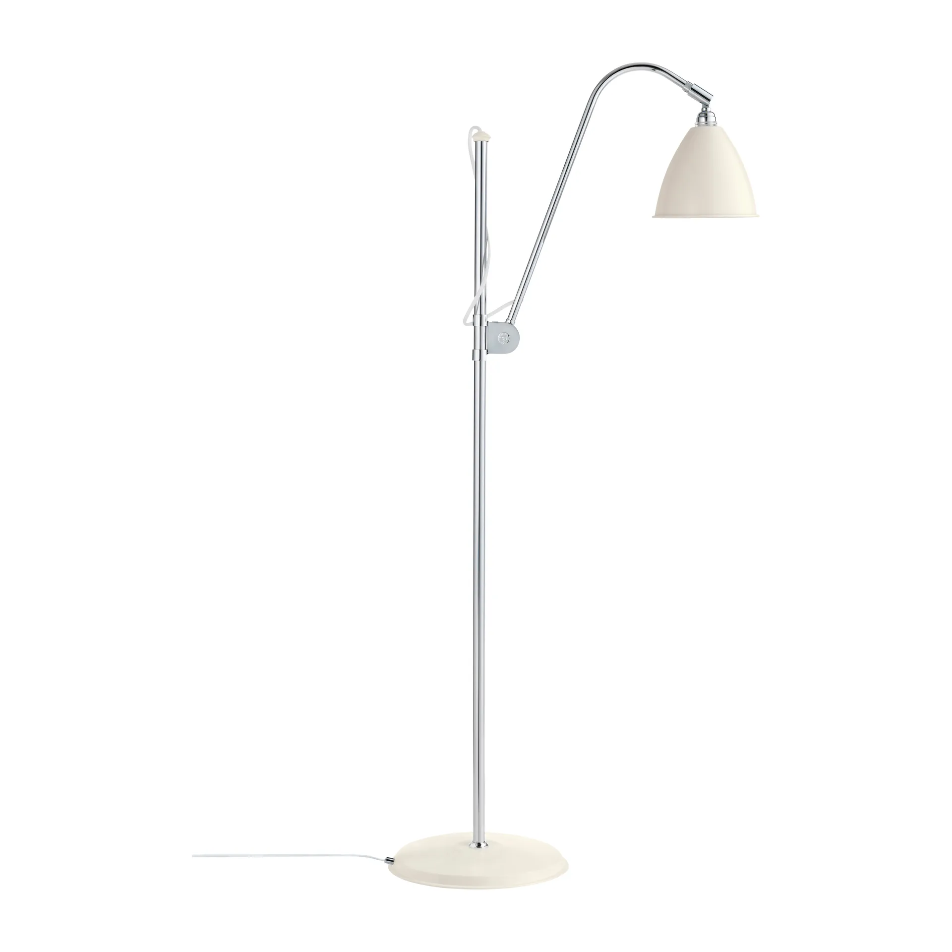 Bestlite BL3S golvlampa, Soft white semi matt-chrome GUBI