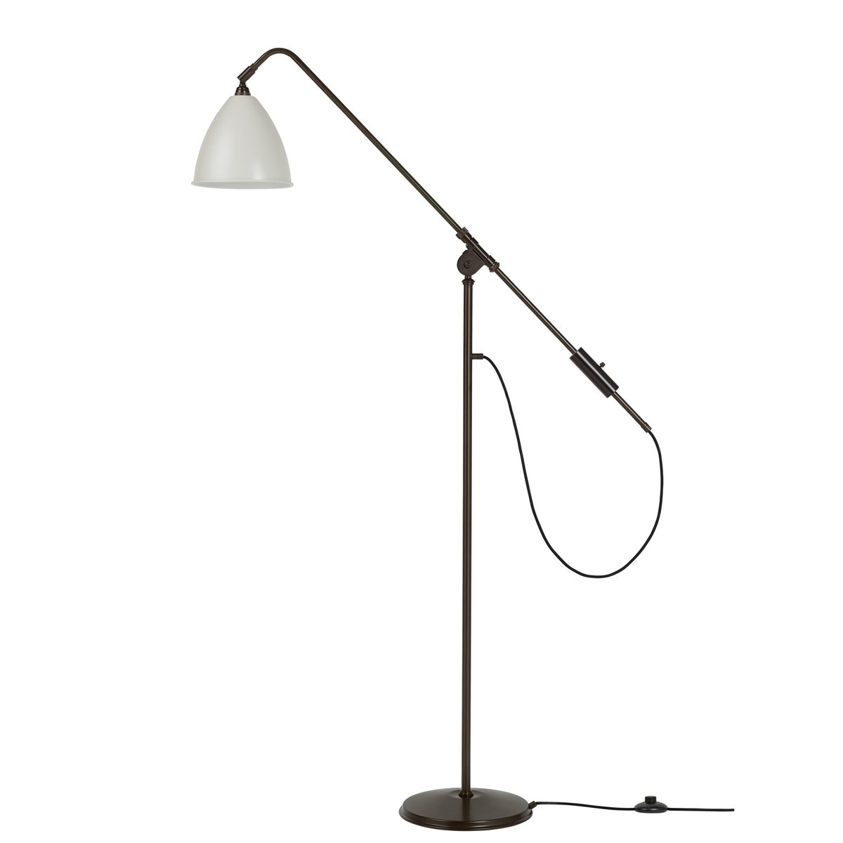 GUBI Bestlite BL4 golvlampa classic white-svart | Skandinavisk Design | Golvlampor | Svart