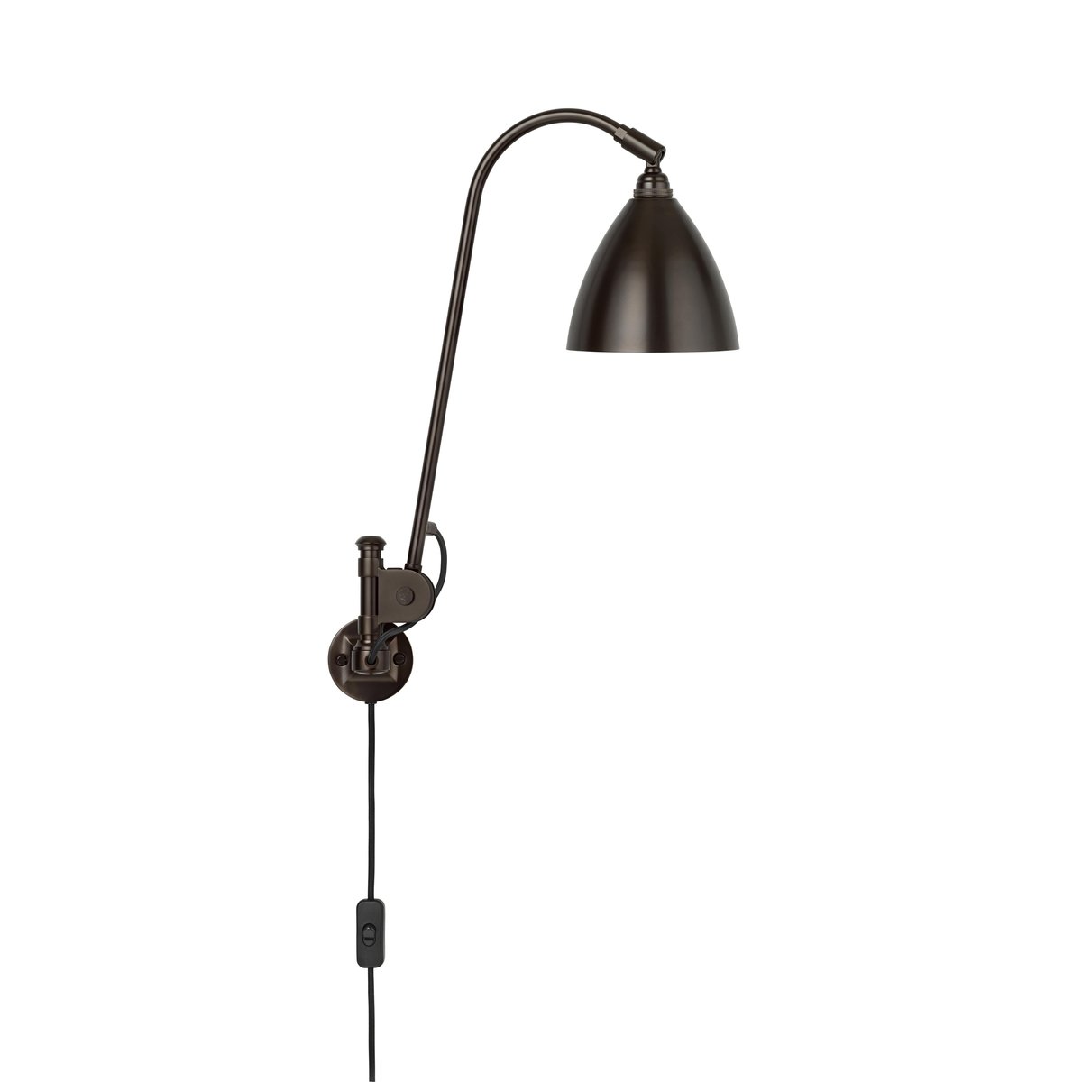 GUBI Bestlite BL6 vägglampa svart-svart | Skandinavisk Design | Vägglampor | Svart