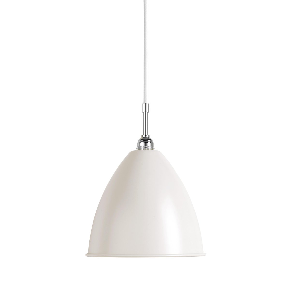 GUBI Bestlite BL9M lampa matt vit-krom | Skandinavisk Design | Taklampor & Pendlar | Vit