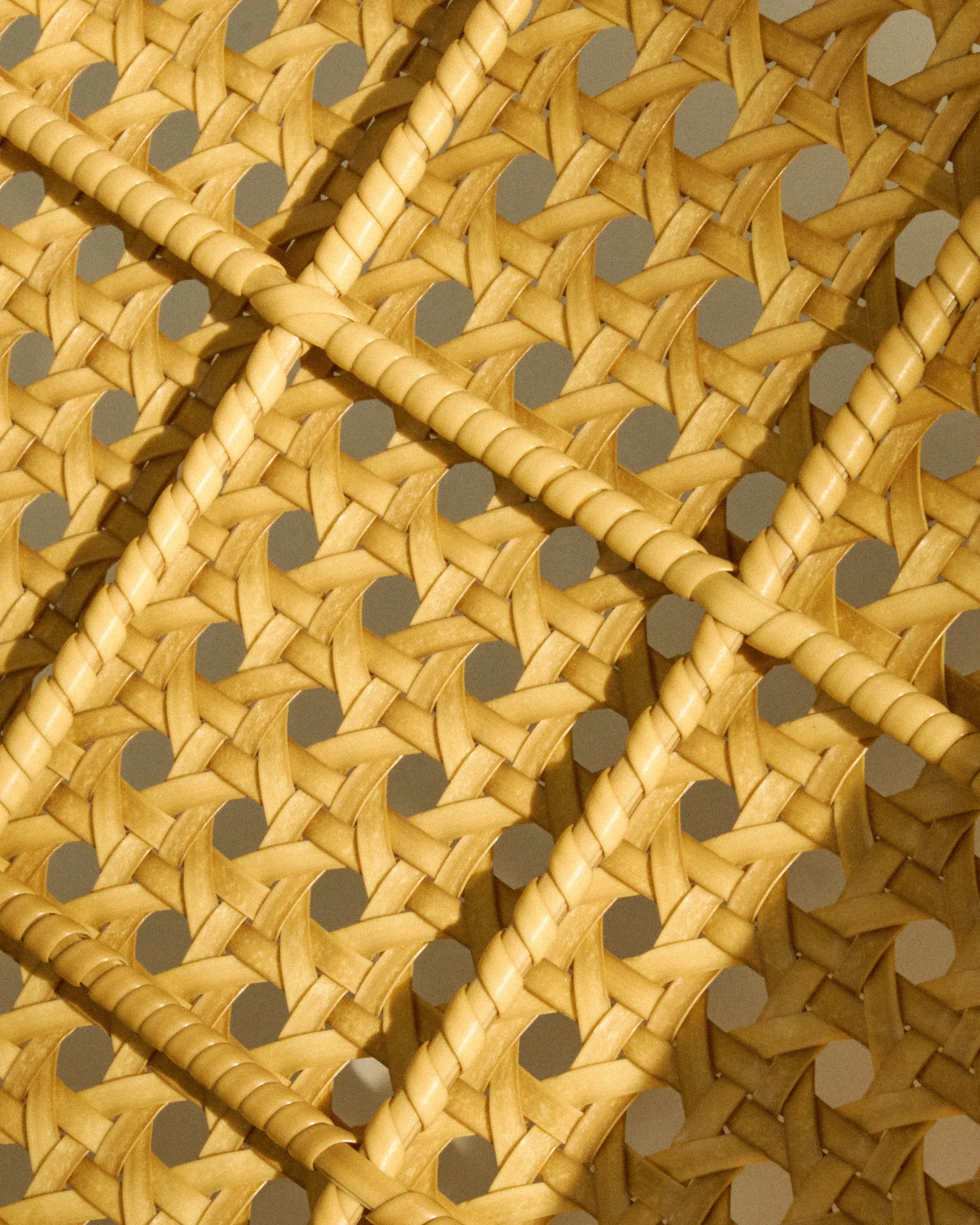 C-chair Outdoor stol, All french cane-natural teak GUBI