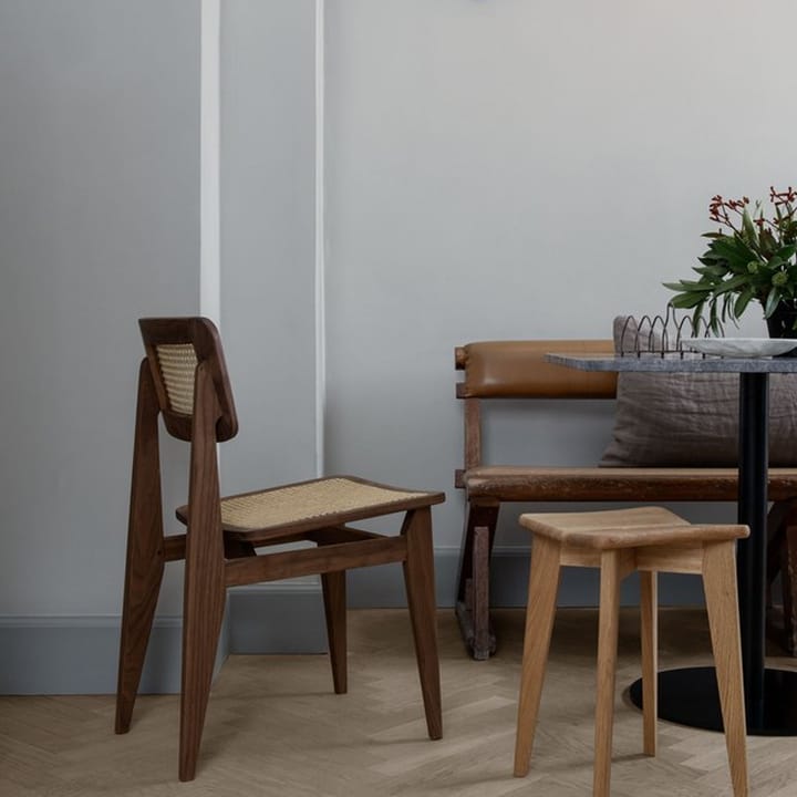 C-Chair stol - oak oiled, naturflätad sits&rygg - GUBI