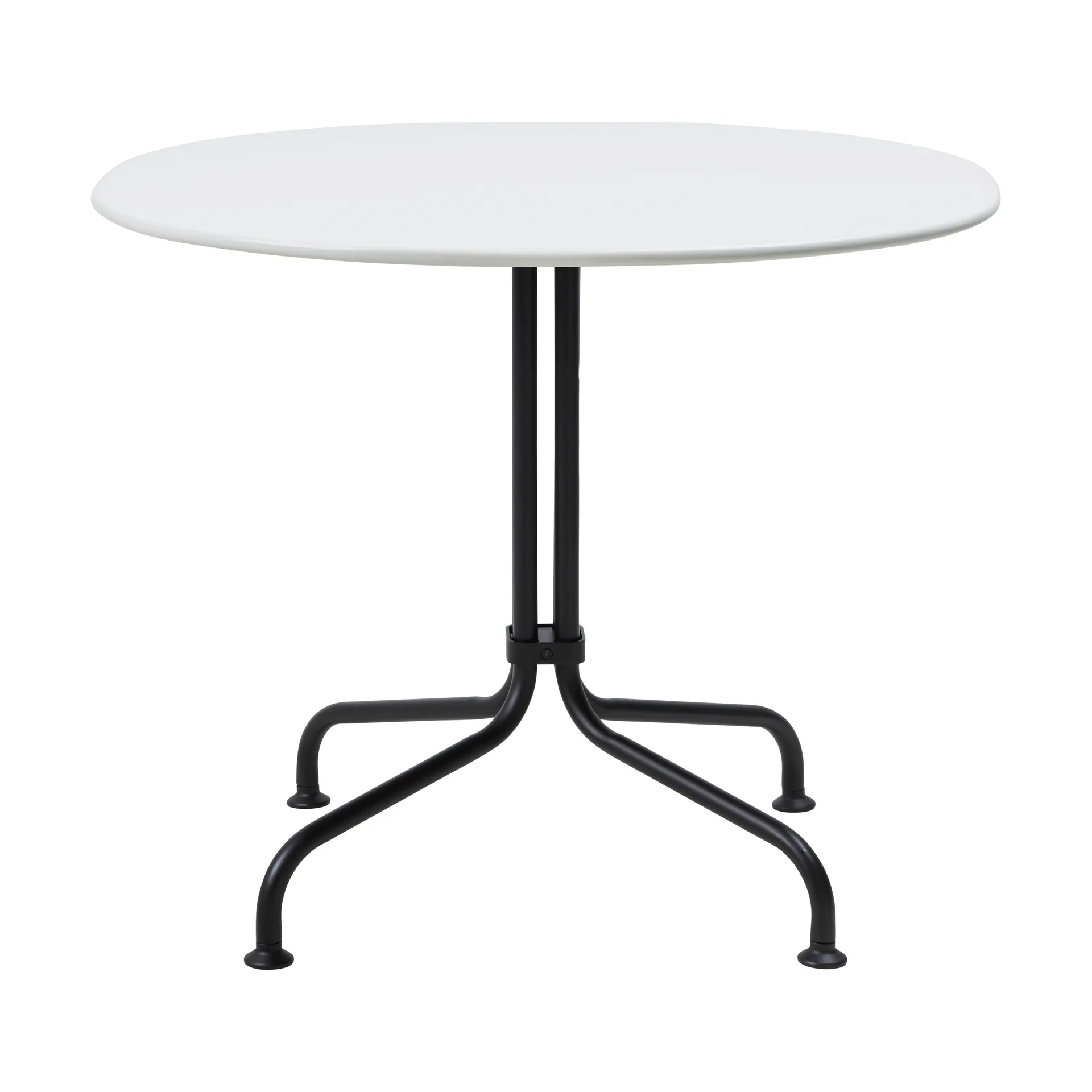 Carmel Bistro loungebord 75x75 cm, Clam white-black semi matt GUBI