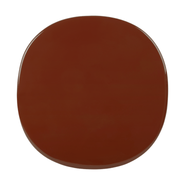 Carmel Bistro matbord 75x75 cm - Rock red-black semi matt - GUBI