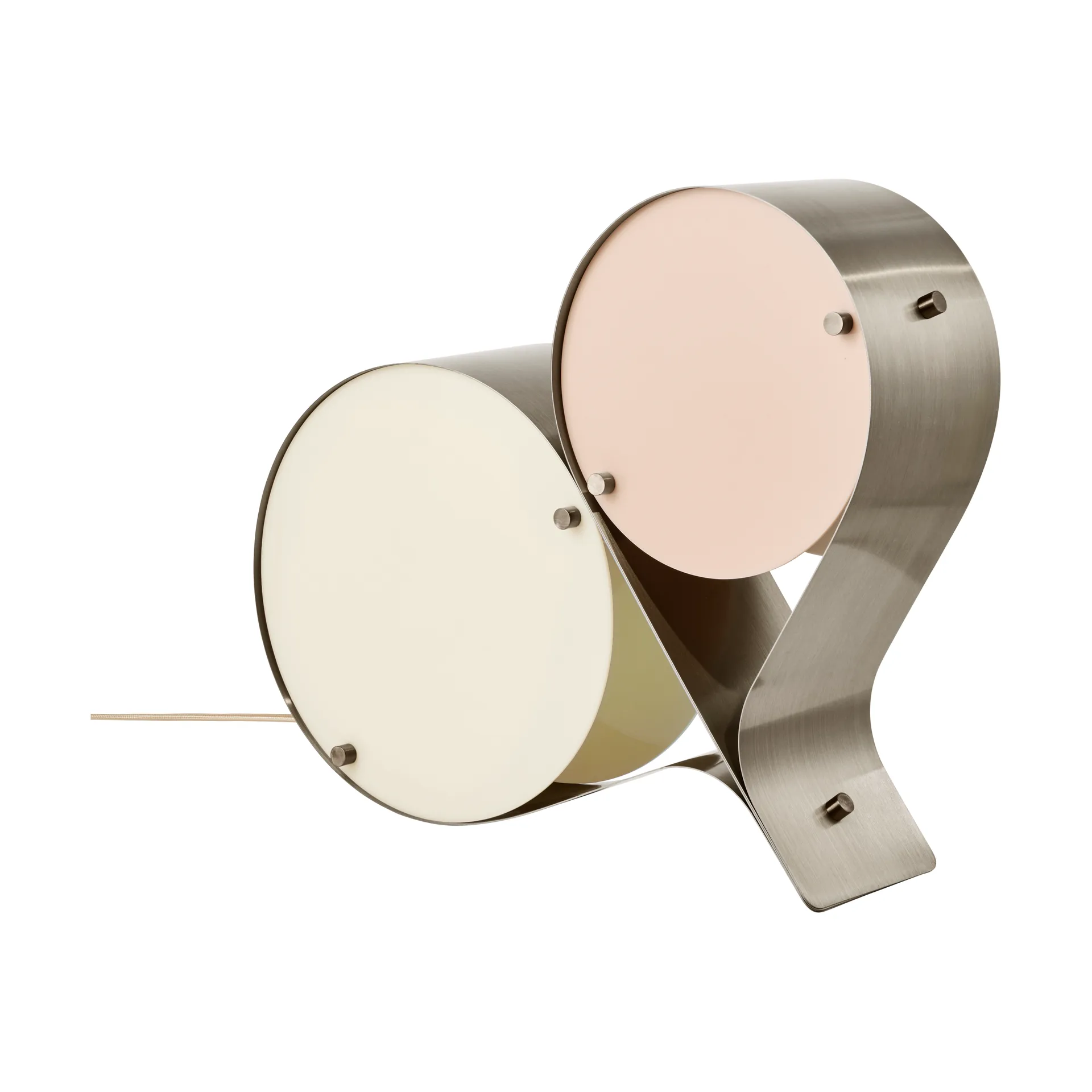 Coppia bordslampa, Ivory & blush GUBI