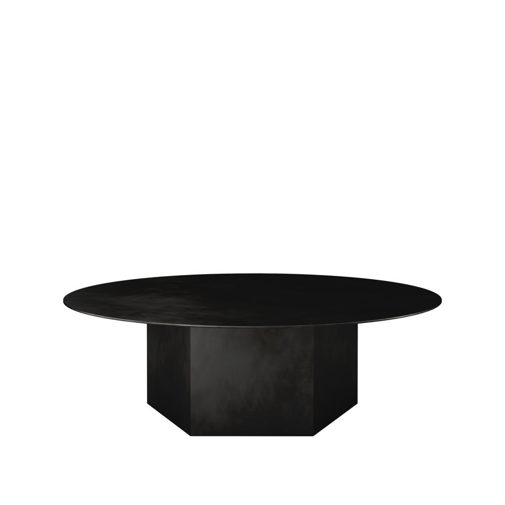 GUBI Epic Steel soffbord Midnight black, 110cm | Skandinavisk Design | Soffbord | Svart