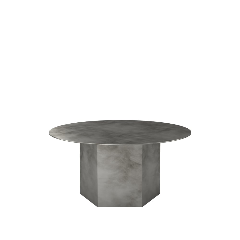 GUBI Epic Steel soffbord Misty grey, 80cm | Skandinavisk Design | Soffbord | Grå