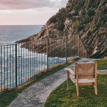 F-chair Outdoor loungefåtölj - Teak - GUBI