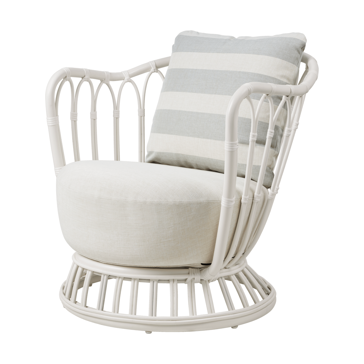 GUBI Grace Outdoor fåtölj Leslie Limonta 006-020-alabaster white