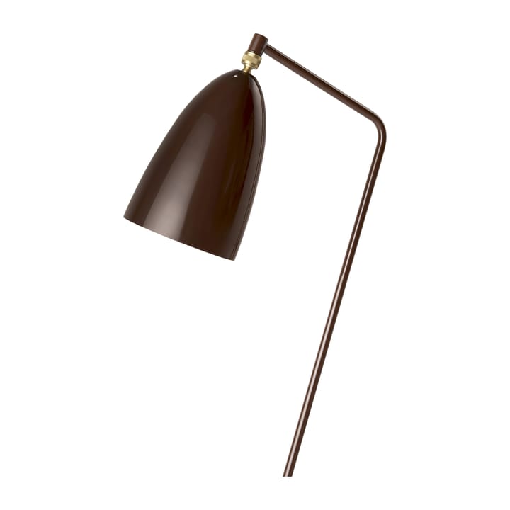 Gräshoppa golvlampa blank - Walnut brown - GUBI