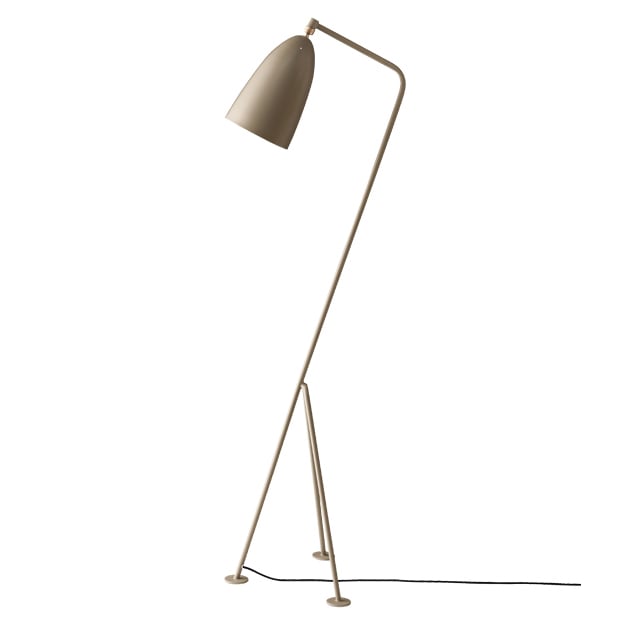 GUBI Gräshoppa golvlampa varmgrå | Skandinavisk Design | Golvlampor | Grå