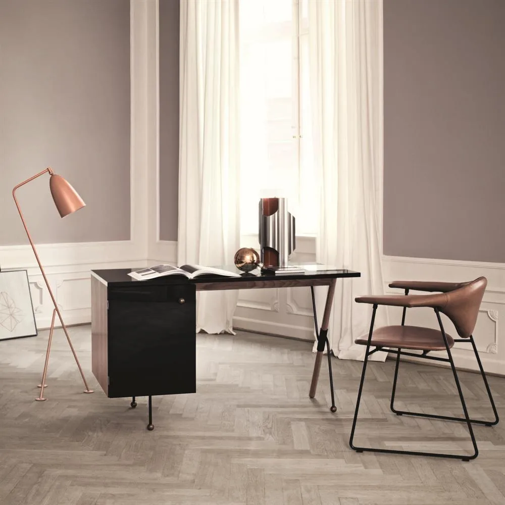 Gräshoppa golvlampa, Vintage röd GUBI