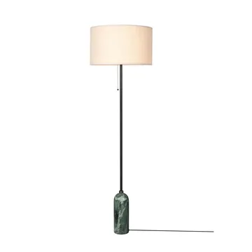 Gravity golvlampa - Emerald marble-canvas - GUBI
