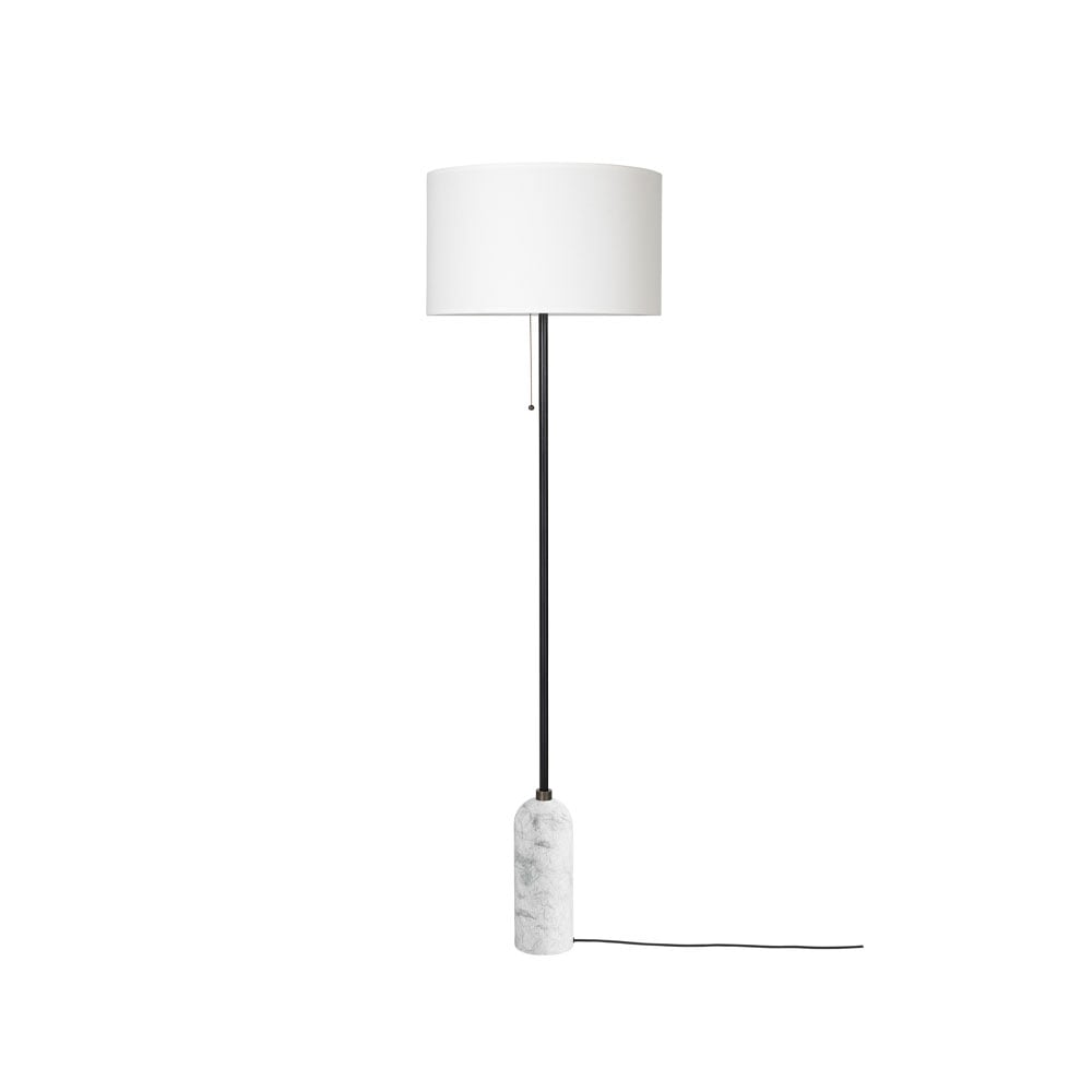 GUBI Gravity golvlampa vit marmor/vit | Skandinavisk Design | Golvlampor | Vit