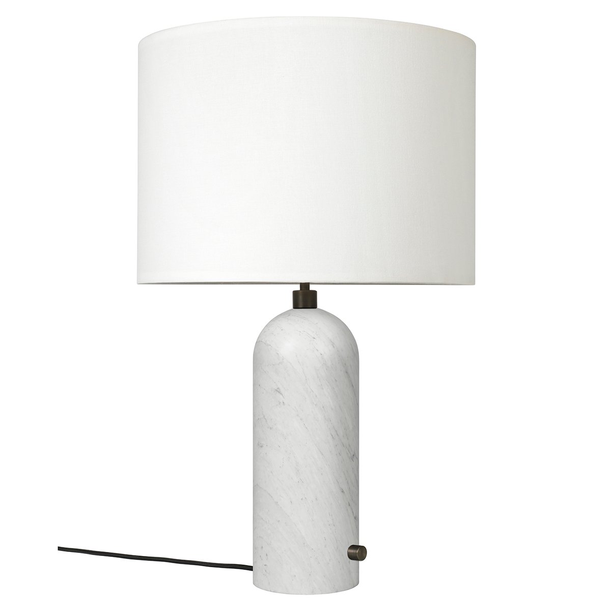 GUBI Gravity L bordslampa Vit marmor-vit | Skandinavisk Design | Bordslampor | Vit