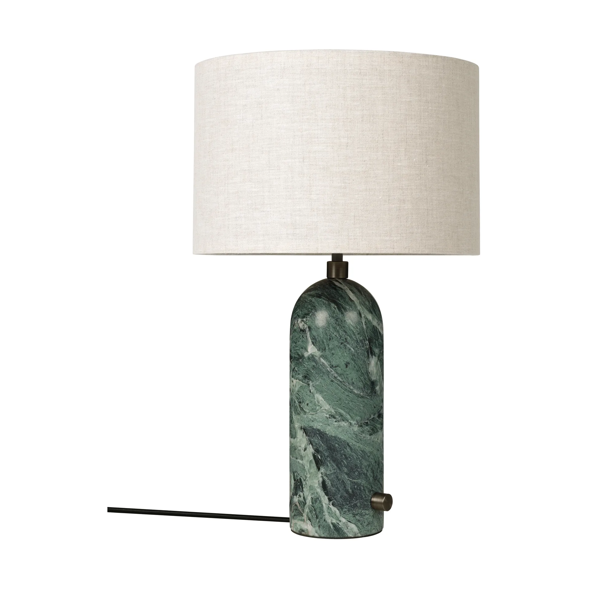 Gravity S bordslampa, Emerald marble-canvas GUBI