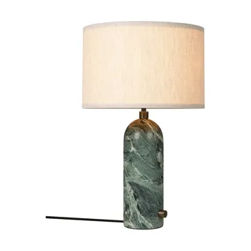 Gravity S bordslampa - Emerald marble-canvas - GUBI