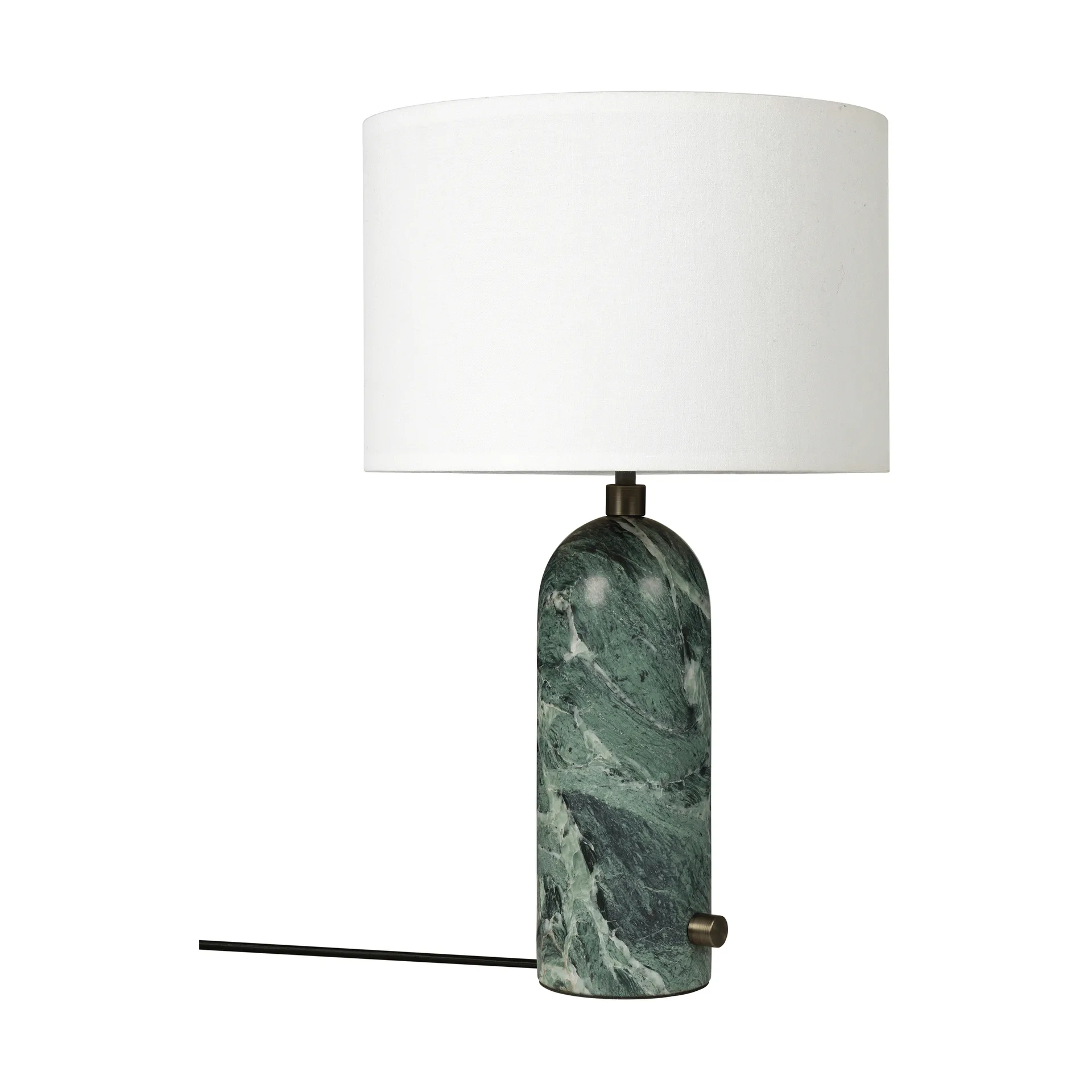 Gravity S bordslampa, Emerald marble-white GUBI
