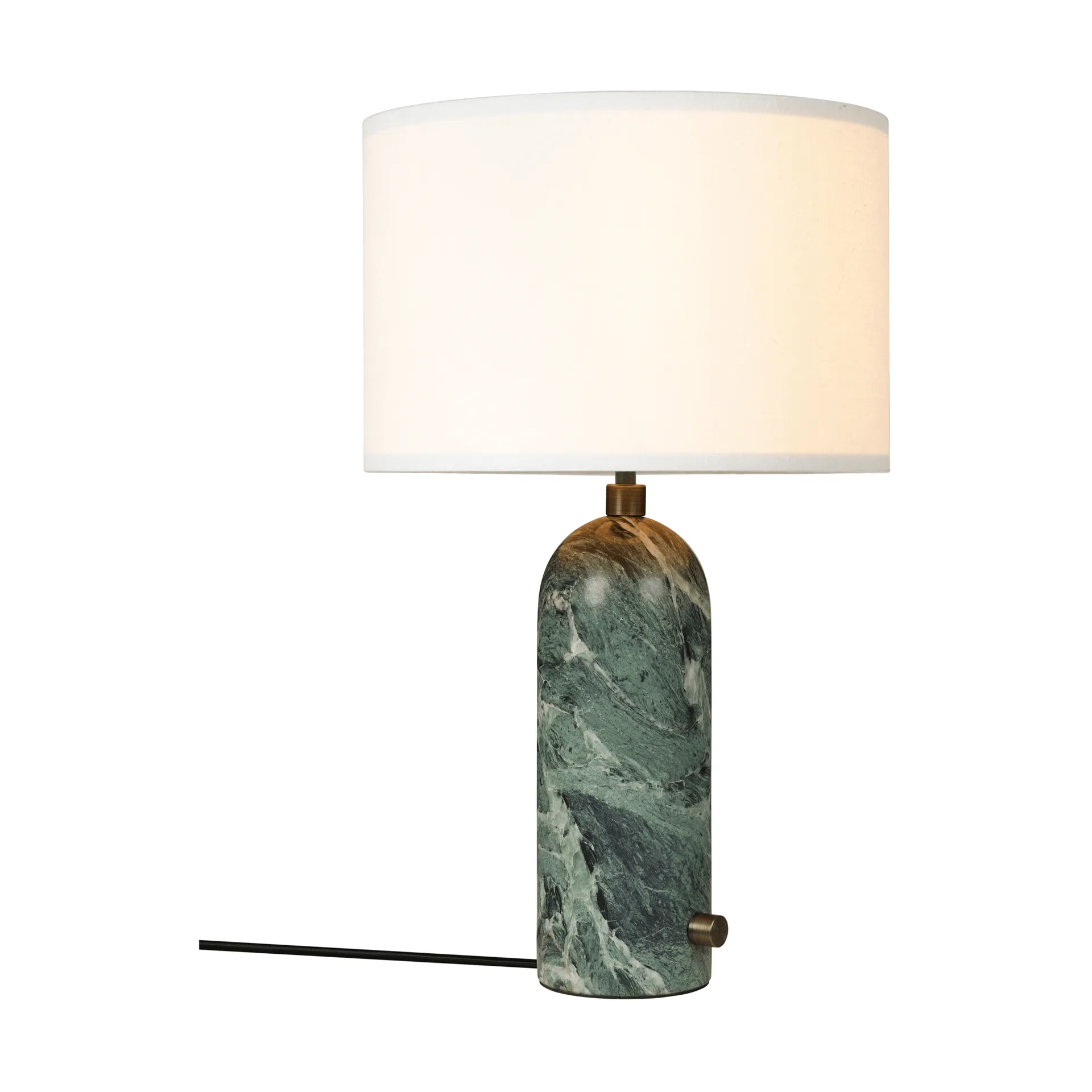 Gravity S bordslampa, Emerald marble-white GUBI