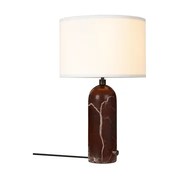 Gravity S bordslampa - Maroon marble-white - GUBI
