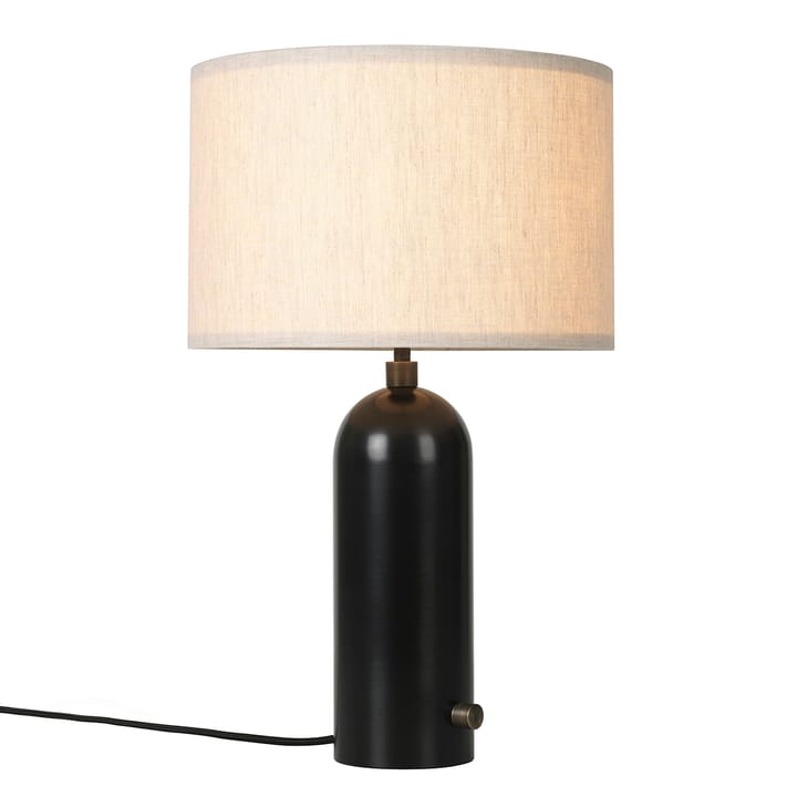 Gravity S bordslampa - Svart-canvas - GUBI