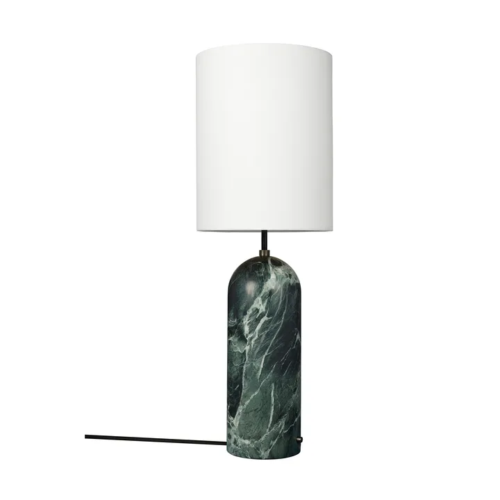 Gravity XL golvlampa - Emerald marble-white - GUBI