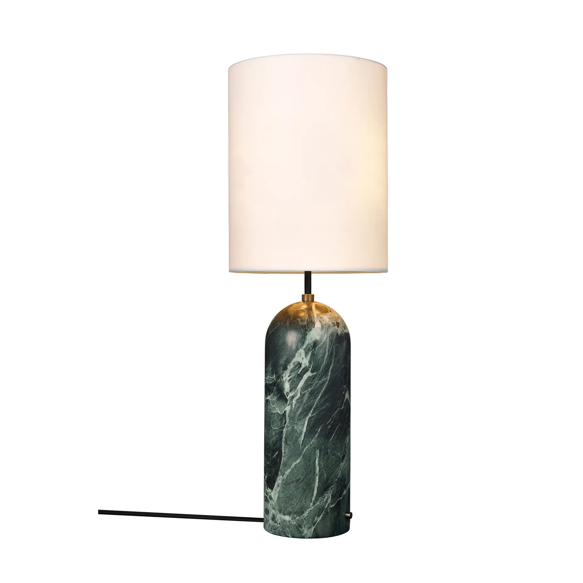 Gravity XL golvlampa, Emerald marble-white GUBI